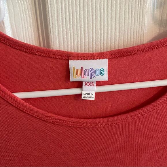 Lularoe Irma High Low Oversized Shirt Size XXS in Pink 00-0 - Picture 2 of 5